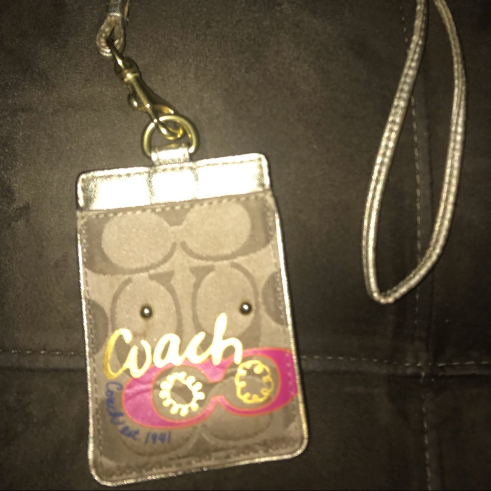Pre owned Coach lanyard